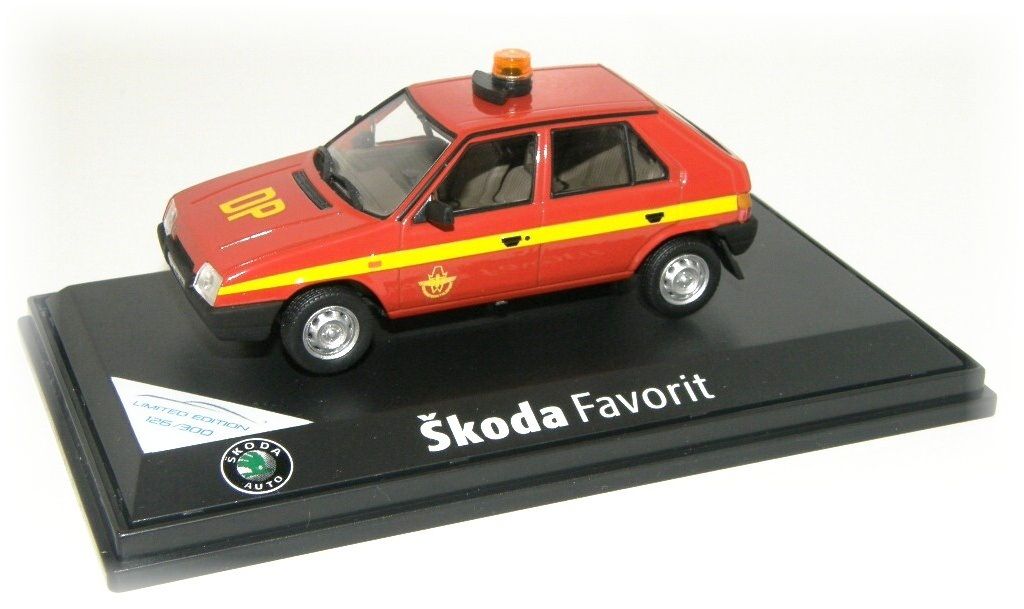 Škoda Favorit 136L „1987” DP hl. města Prahy Pohotovost Abrex