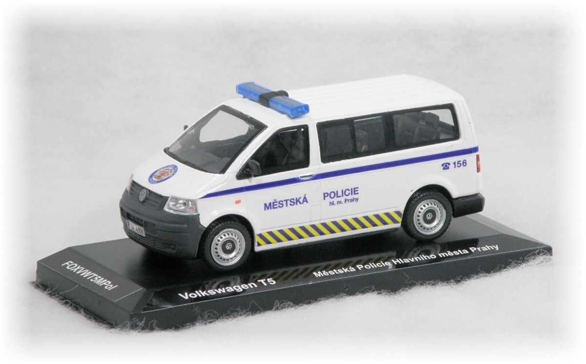 Volkswagen Transporter T5 Městská Policie Hl.města Prahy FOXTOYS