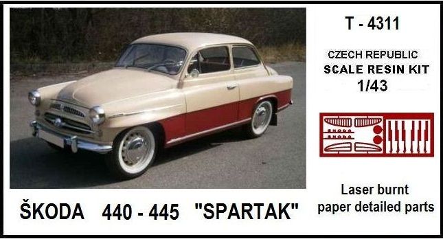 ŠKODA SPARTAK 440 / 445 Modely od Patrona