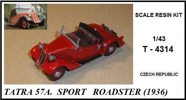 Tatra 57A sport ROADSTER Modely od Patrona