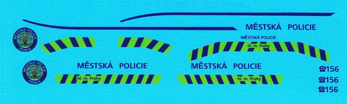Škoda Octavia II Městská Policie hl.m. Praha Modely od Patrona