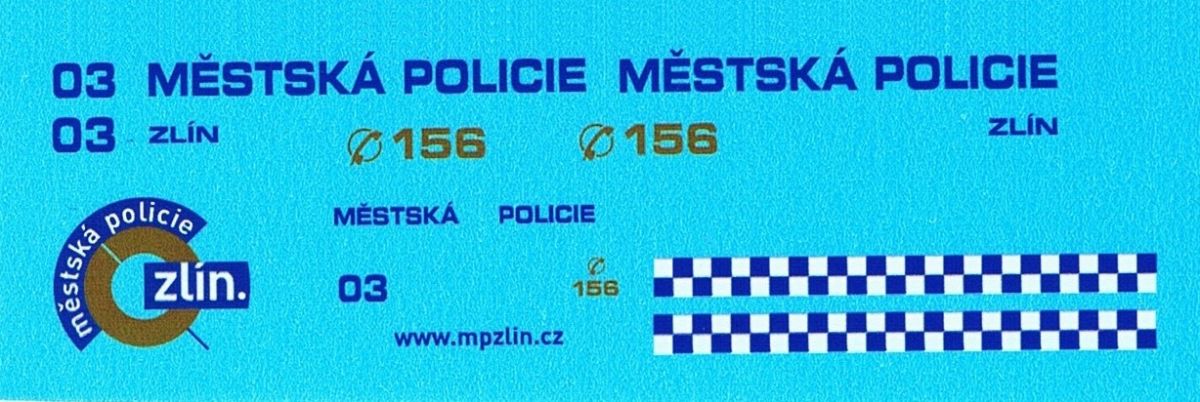 Škoda Octavia II Městská Policie Zlín Modely od Patrona