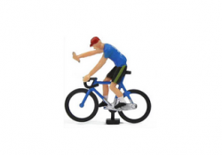 Cyklista - modrý dres č.57