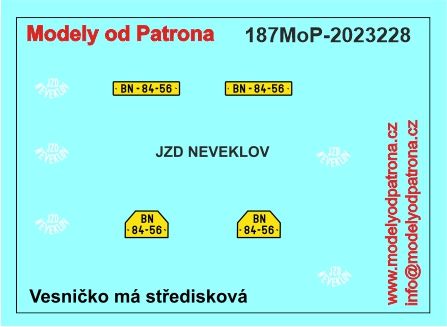 JZD NEVEKLOV - Vesničko má středisková Modely od Patrona