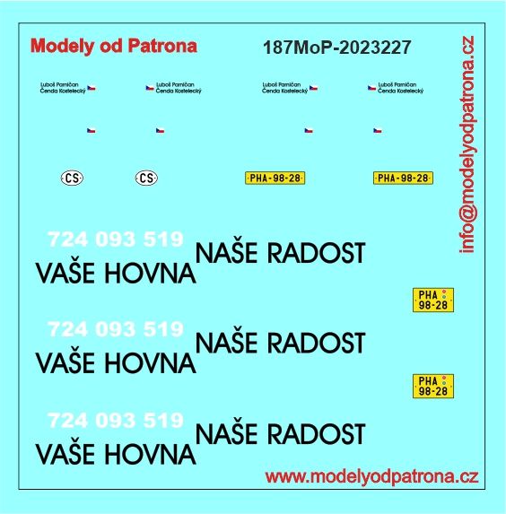 Praga V3S Fekální vůz - VAŠE HOVNA / NAŠE RADOST Modely od Patrona