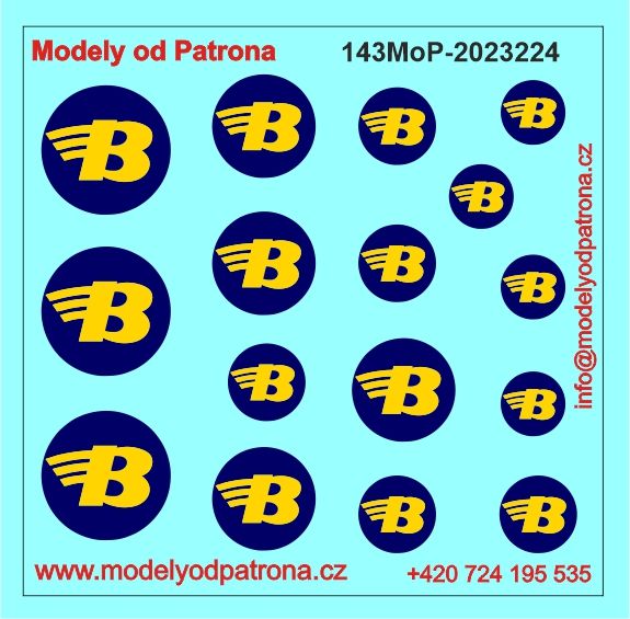 Barum kulaté logo Modely od Patrona