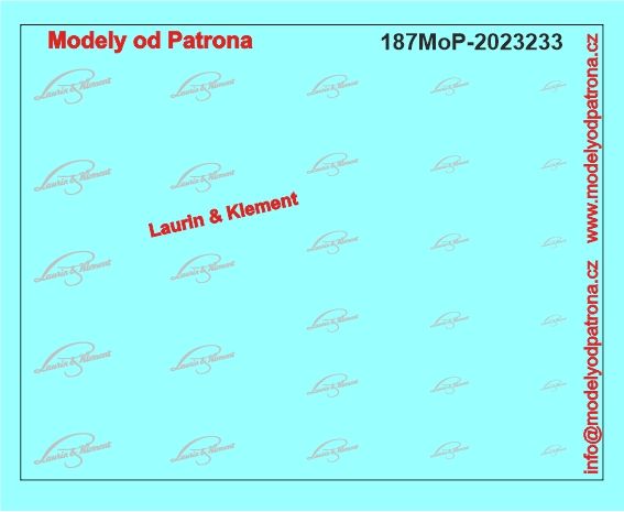 Laurin & Klement Modely od Patrona