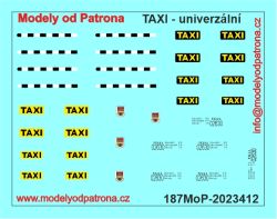 TAXI - univerzální (Voha, Lada, …...) Modely od Patrona