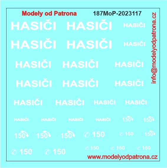 Hasiči + 150 Modely od Patrona