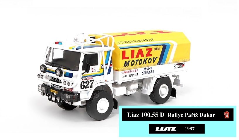 Liaz 100.55 D Rallye Paříž Dakar No.627 DeAgostini