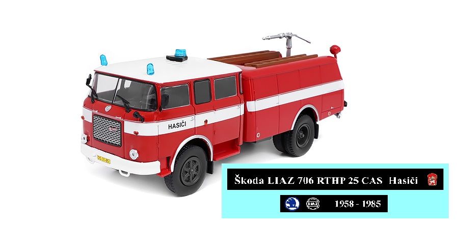 Škoda LIAZ 706 RTHP 25 CAS Hasiči DeAgostini