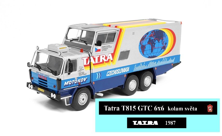 Tatra T815 GTC 6x6 kolam světa DeAgostini