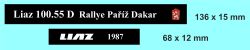 Liaz 100.55 D Rallye Paříž Dakar Modely od Patrona