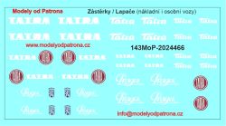 Zástěrky loga nákladní Tatra / Praga Modely od Patrona