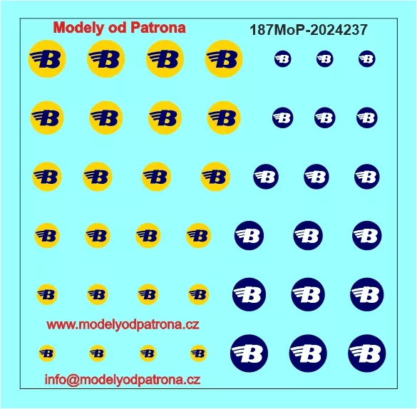 Barum kulaté logo Modely od Patrona