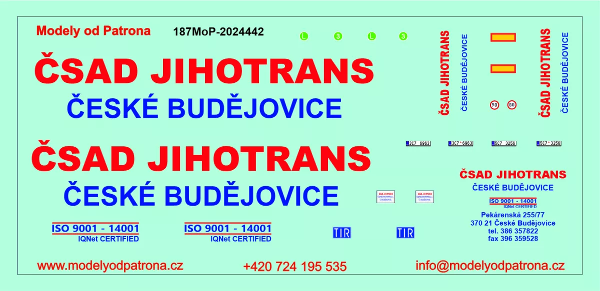 ČSAD JIHOTRANS České Budějovice Modely od Patrona