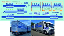 ICOM transport - náklaďák s vlekem Modely od Patrona