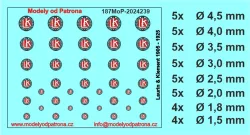 Laurin & Klement kulaté LOGO Modely od Patrona