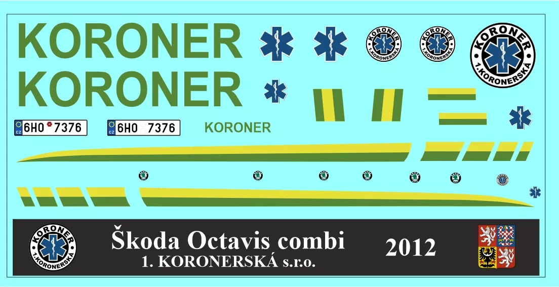 Škoda Octavia combi KORONER Plzeň 1.KORONERSKÁ s.r.o. Modely od Patrona