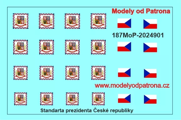 Standarta prezidenta České republiky Modely od Patrona