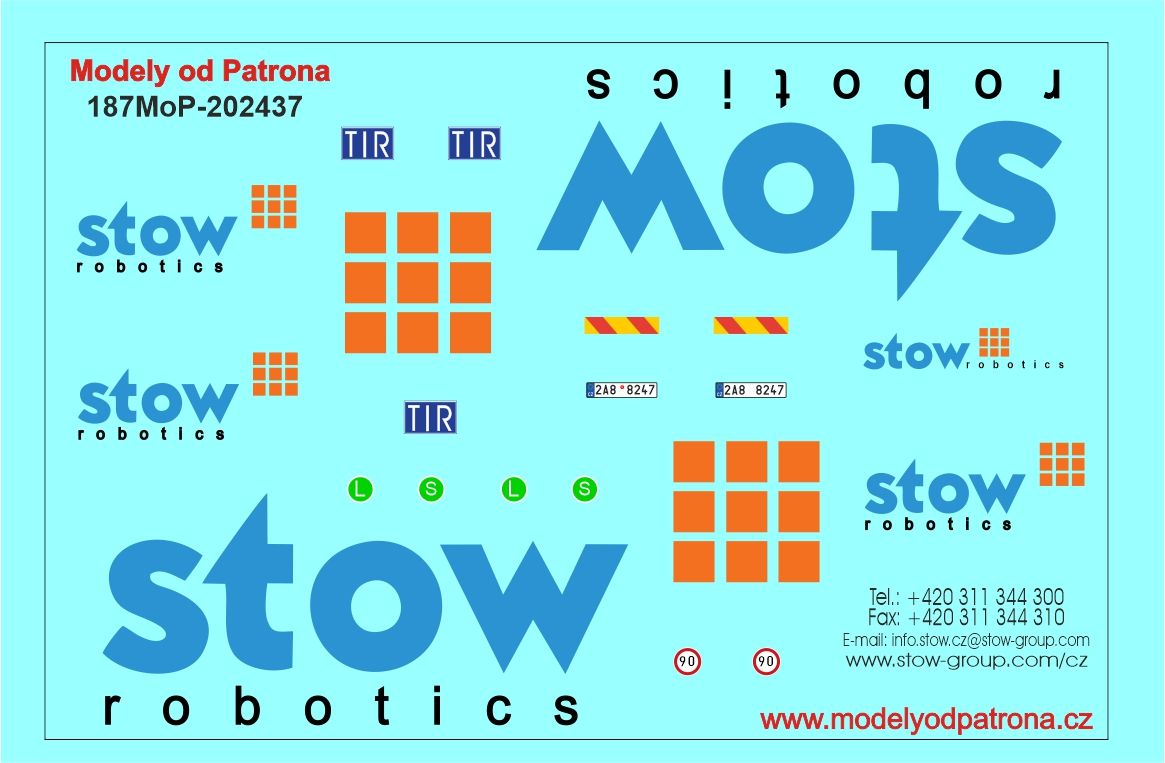 STOW robotics - tahač s návěsem Modely od Patrona