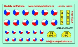 Logo ČSLA + SPZ Modely od Patrona