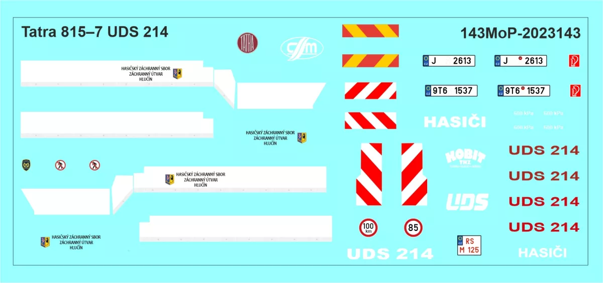 Tatra 815–7 UDS 214 HZS Záchranný útvar Hlučín Modely od Patrona