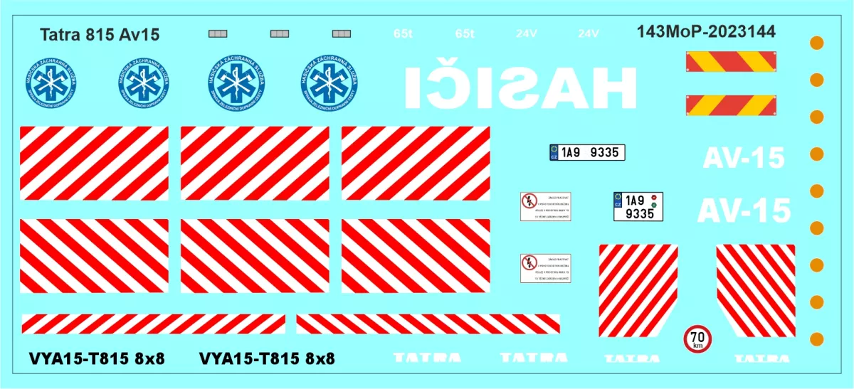 Tatra 815 AV15 8x8 HZS SŽDC Česká Třebová Modely od Patrona
