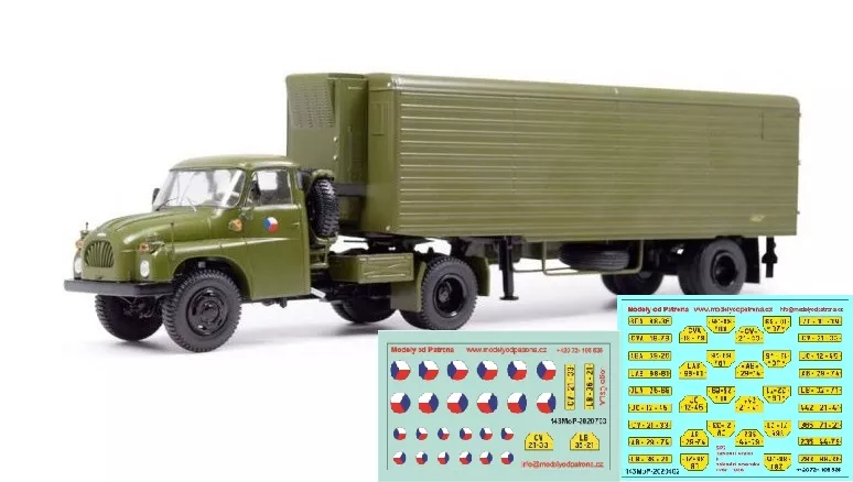 TATRA T138 NT 4x4 s návěsem N12CH ČSLA Start Scale Models