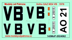 Volha GAZ M24 VB ČSSR