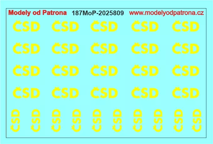 ČSD Modely od Patrona