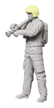 Hasič HZS s proudnicí Modely od Patrona