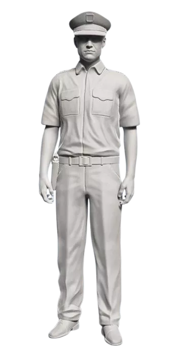 Hlídka POLICIE ČR - uniforma vzor 92 F4M