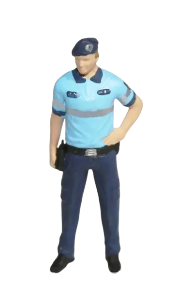 Hlídka POLICIE ČR - s baretem jedna ruka v bok Modely od Patrona