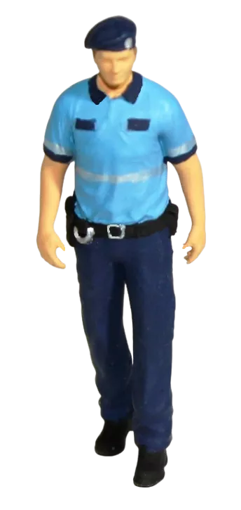 Hlídka POLICIE ČR - s baretem ruce volně dolů Modely od Patrona