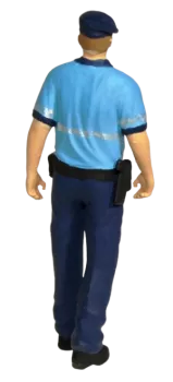 Hlídka POLICIE ČR - s baretem ruce volně dolů Modely od Patrona Hlídka POLICIE ČR - s baretem ruce volně dolů Modely od Patrona