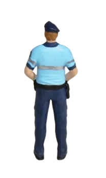 Hlídka POLICIE ČR - s baretem ruce za opaskem Modely od Patrona Hlídka POLICIE ČR - s baretem ruce za opaskem Modely od Patrona