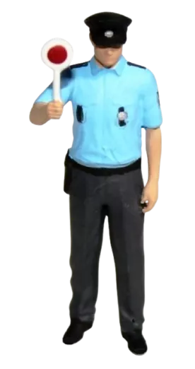 Hlídka dopravní POLICIE ČR s terčíkem Modely od Patrona