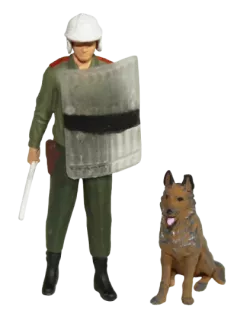 Pohotovostní pluk VB se štítem - listopad Modely od Patrona