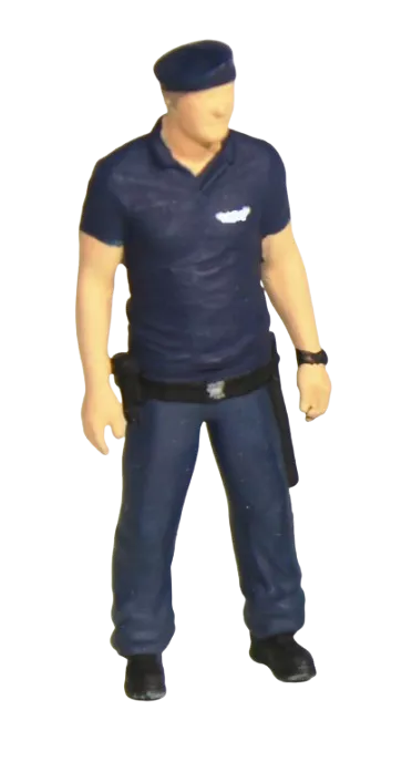 Psovod Policie Pyrotechnik s baretem Modely od Patrona