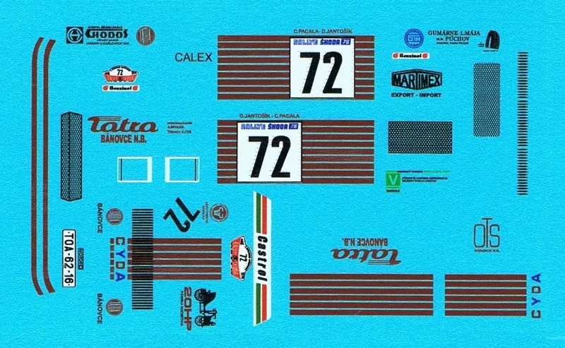 Škoda 130 RS No.72 Rallye Škoda MoP