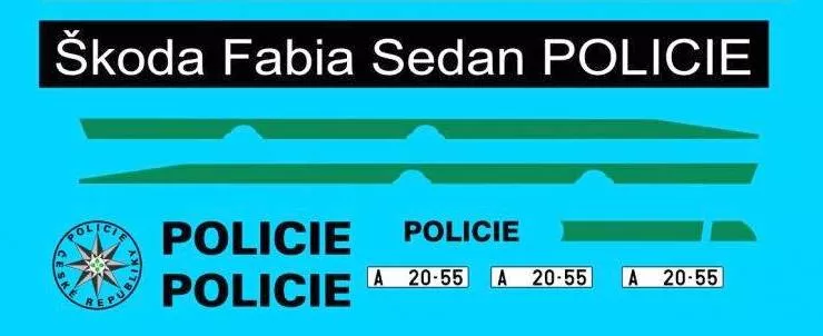 Škoda Fabia Sedan Policie ČR MoP
