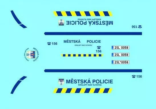 Škoda Yeti Městská Policie Kralupy nad Vltavou MoP