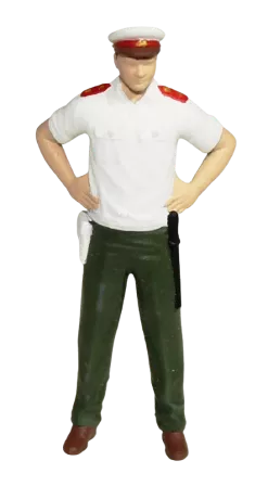 Dopravní hlídka letní bundokošile bílá = ruce za zády Modely od Patrona