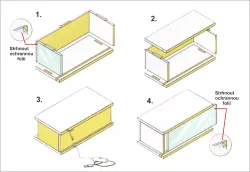 Prosklená autoprodejna / dílna - osvětlená Prosklená autoprodejna / dílna - osvětlená