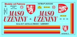 Avia A31 skříňová MASO - UZENINY varianta 2.