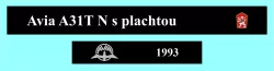 Avia A31T N  plachta 1993