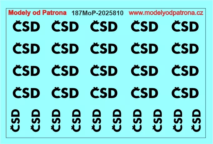 ČSD Modely od Patrona