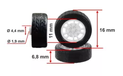 Kola "elektrony" Ø 16 mm Modely od Patrona