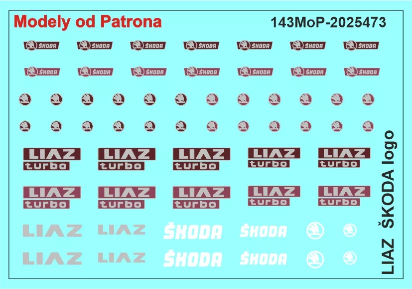 LIAZ + Škoda loga Modely od Patrona